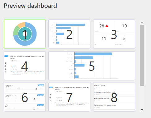 Dashboard preview.